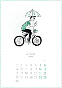 Calendario 2018 - Abril