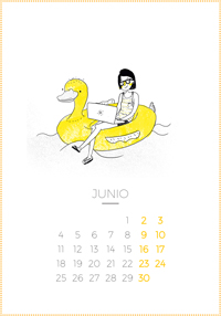 Calendario 2018 - June