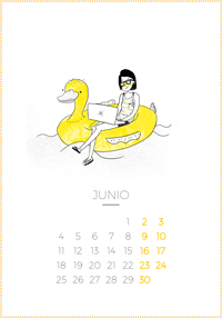 Calendario 2018 - Junio