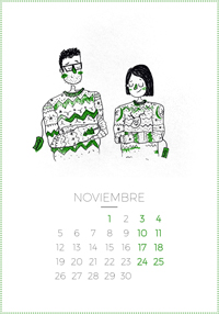 Calendario 2018 - November