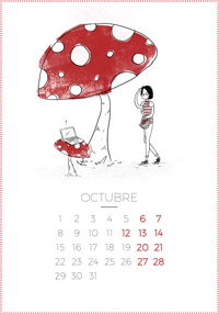 Calendario 2018 - Octubre