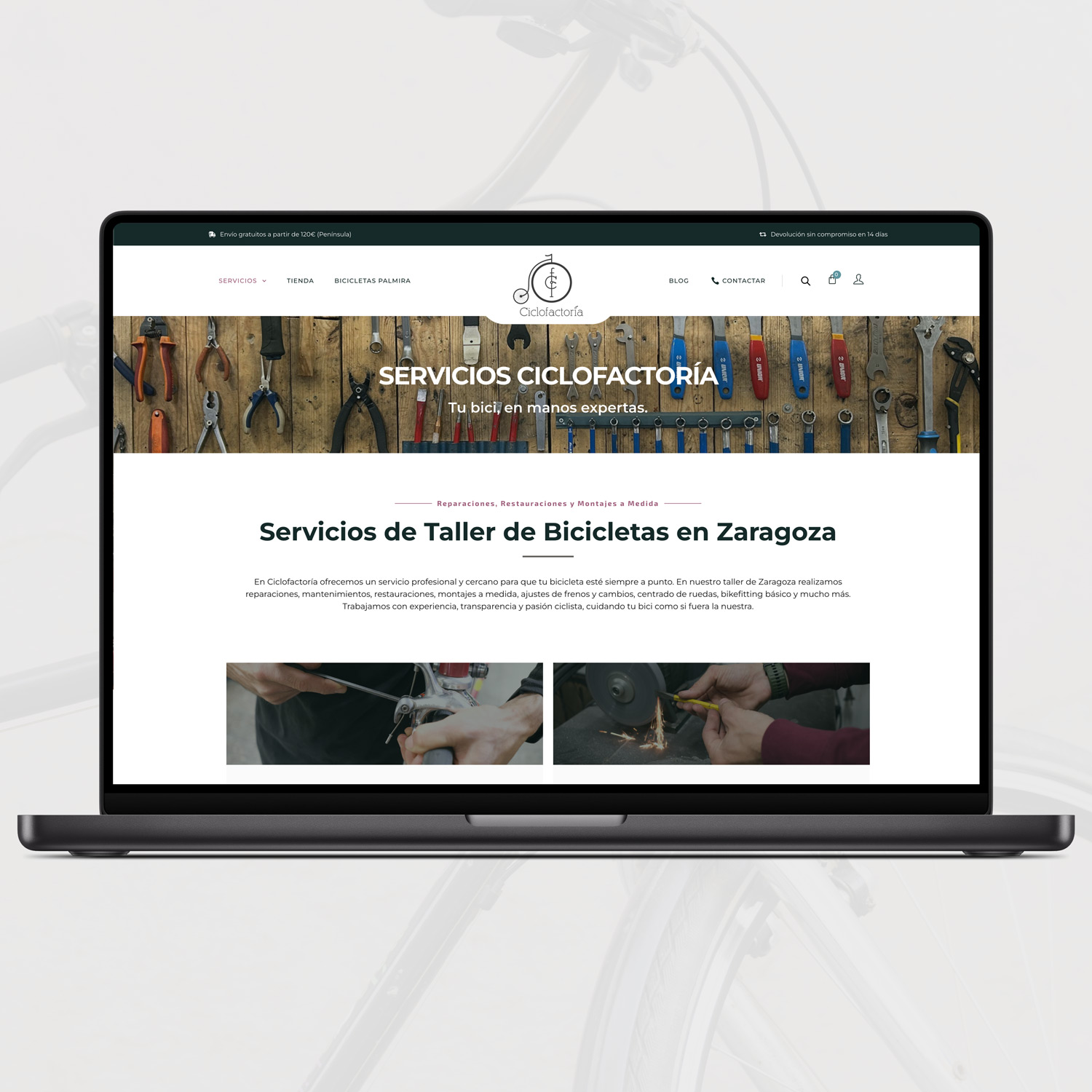 Pantallazo Ciclofactoría