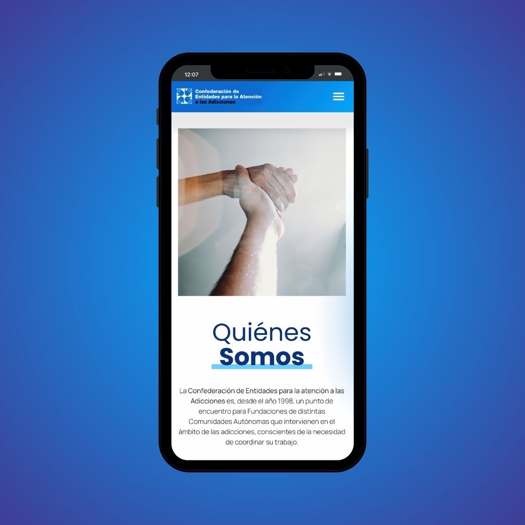 Pantallazo Atencionadicciones