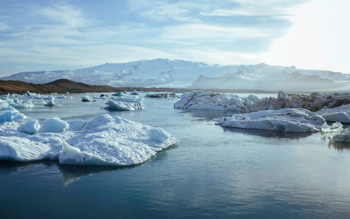 Wallpaper Glaciar - Iceland - by Frucomedia